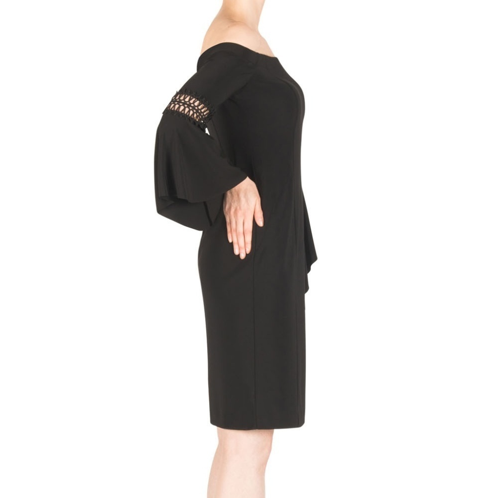 NWT JOSEPH RIBKOFF Black Dress Size 10 - Picture 3 of 7